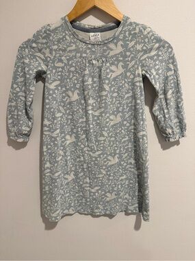 Mini Boden Girls Woodland Pegasus Print Nightgown Sleep Dress Blue 4-5Y